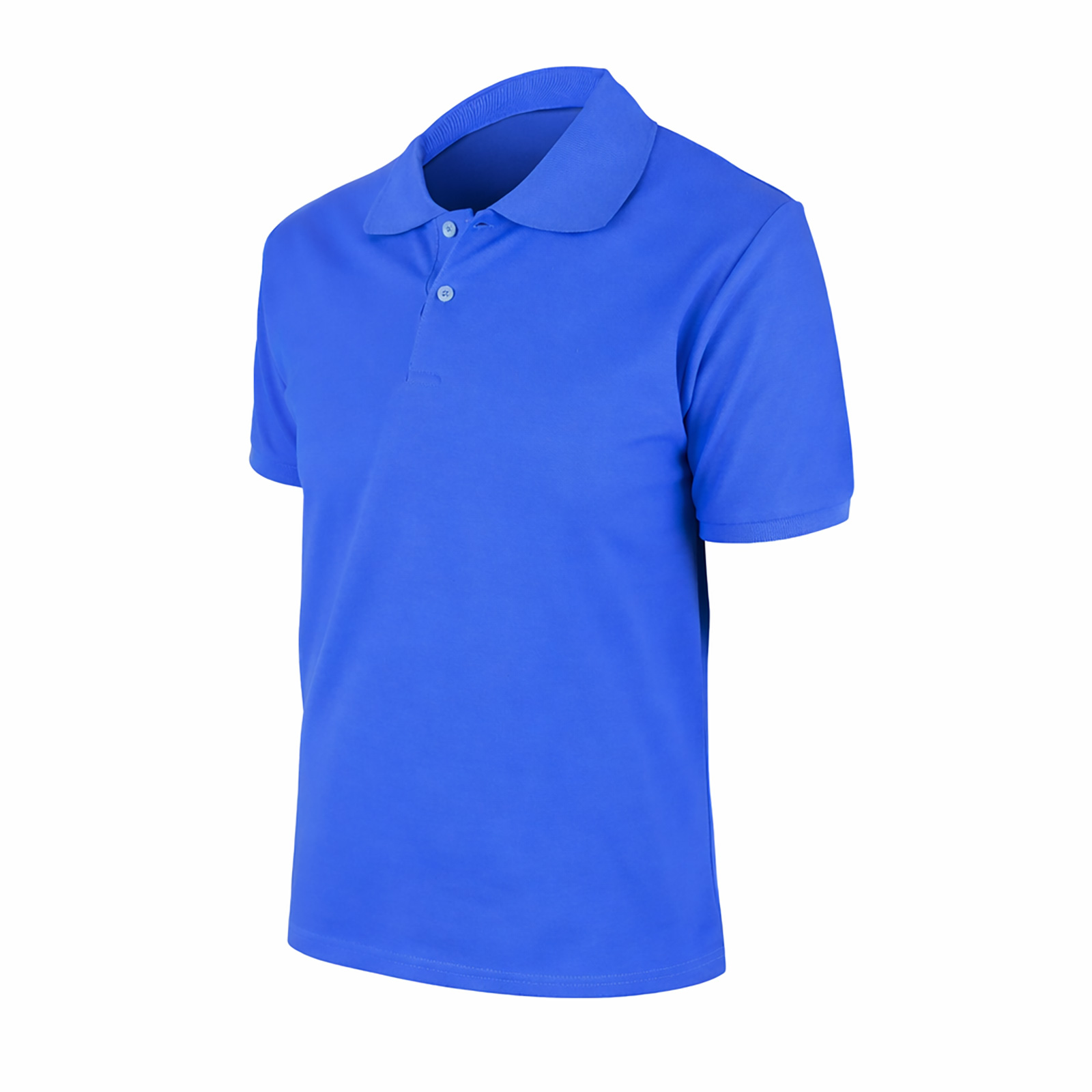 498526-XXL BEGONYA SAKS MAVİ XXL POLO YAKA TİŞÖRT